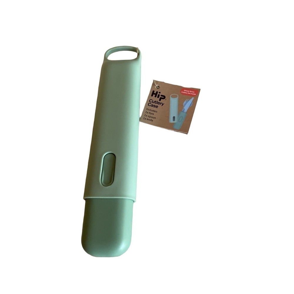 NEW HIP Blue Green Travel Cutlery Set With Case